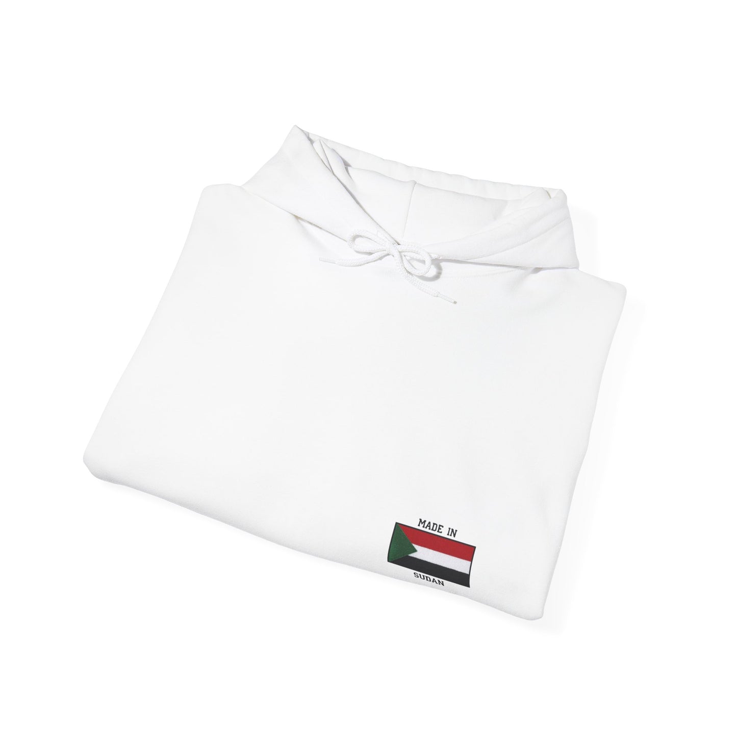 Sudan Collage Hoodie – Arabic Calligraphy Passport Art Pullover